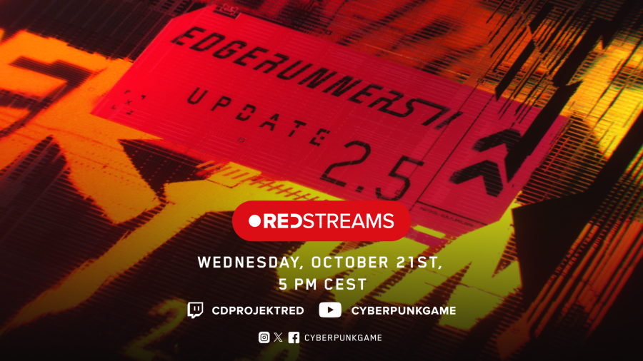 Image promotionnelle officielle de l'annonce de la mise à jour Cyberpunk 2077 Edgerunners 2