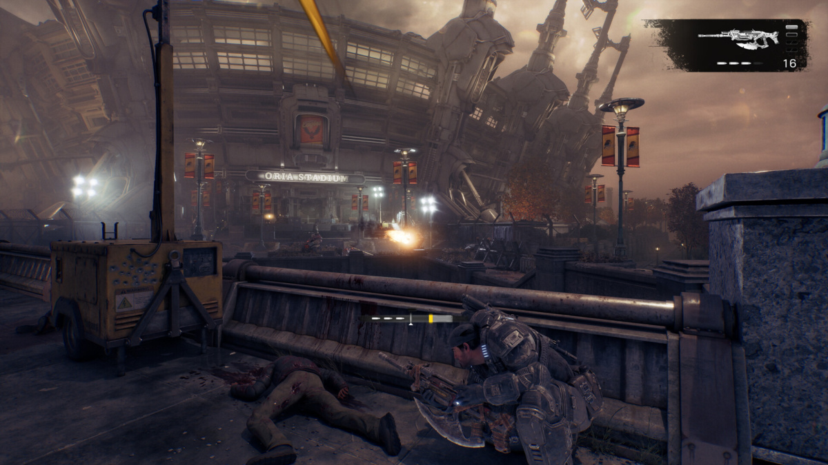 Capture d'écran officielle de Gears of War: E-Day