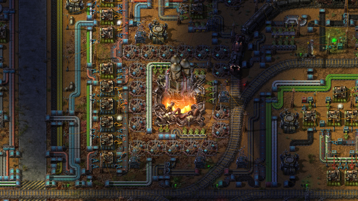 Capture d'écran promotionnelle officielle de Factorio