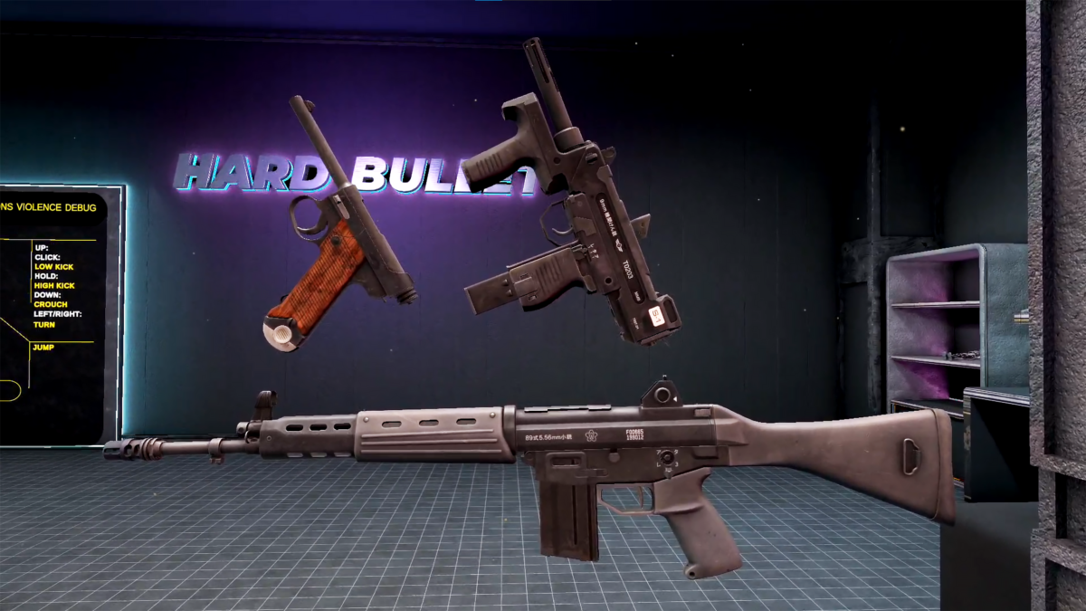 Trois nouvelles armes d'inspiration japonaise exposées dans Hard Bullet
