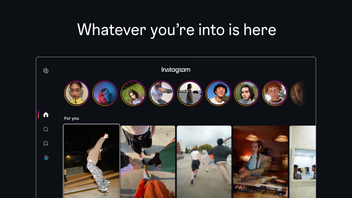 L'application de télévision d'Instagram présentée dans une capture d'écran officielle de l'App Store.