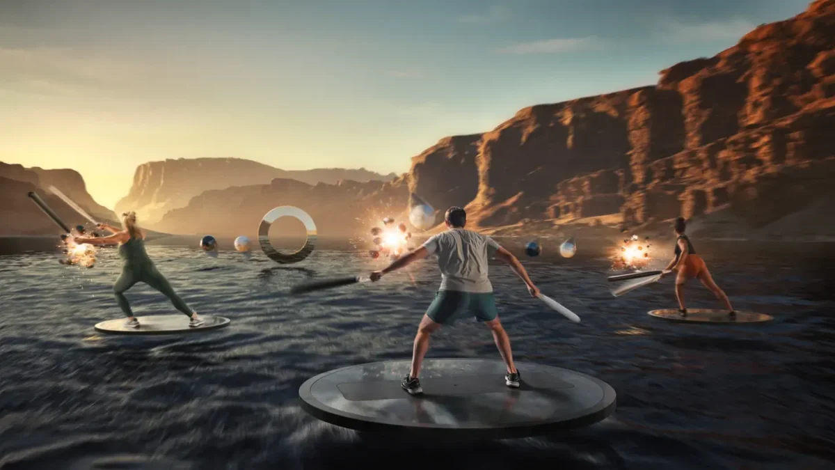 Gameplay surnaturel montrant un swing de chauve-souris