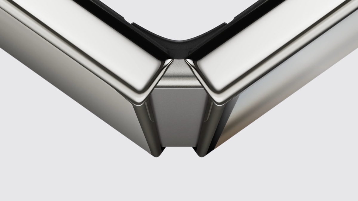 Illustration officielle de la présentation de la charnière iPhone Duo d'Apple
