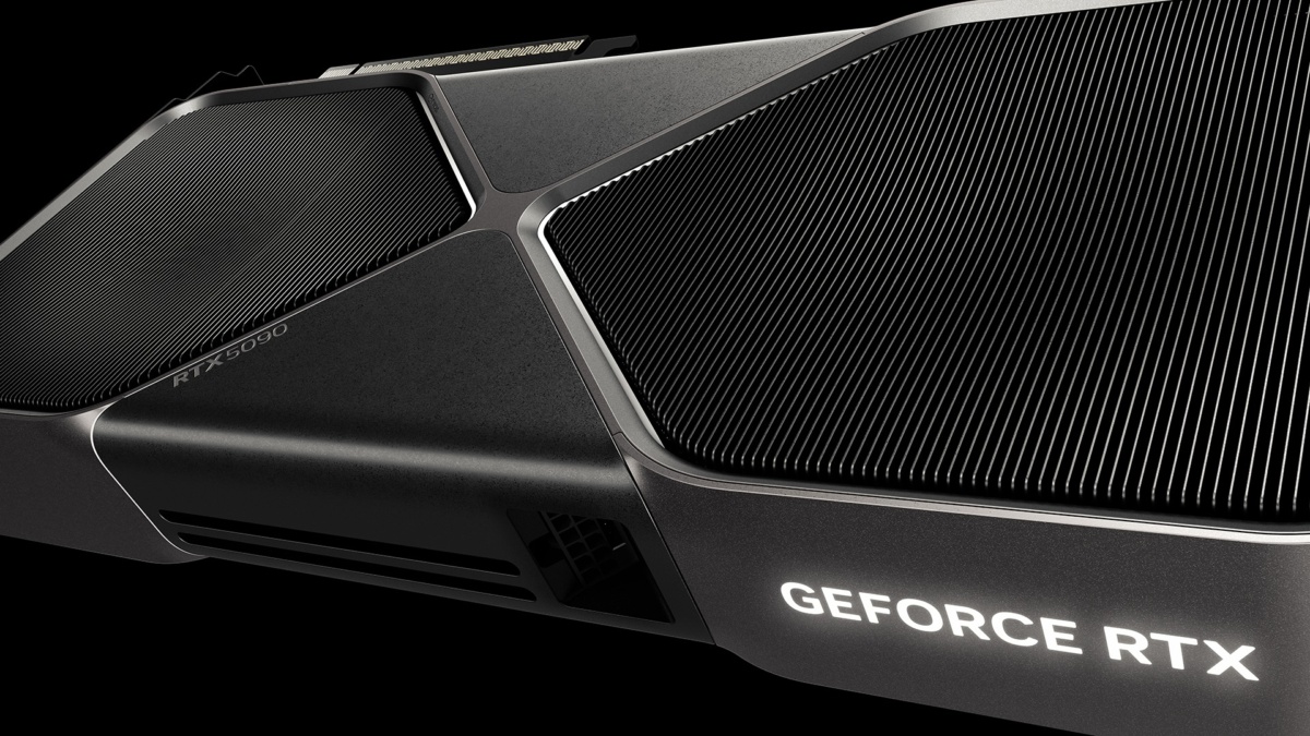 Une deuxième image de la galerie RTX 5090 de la page produit de Nvidia