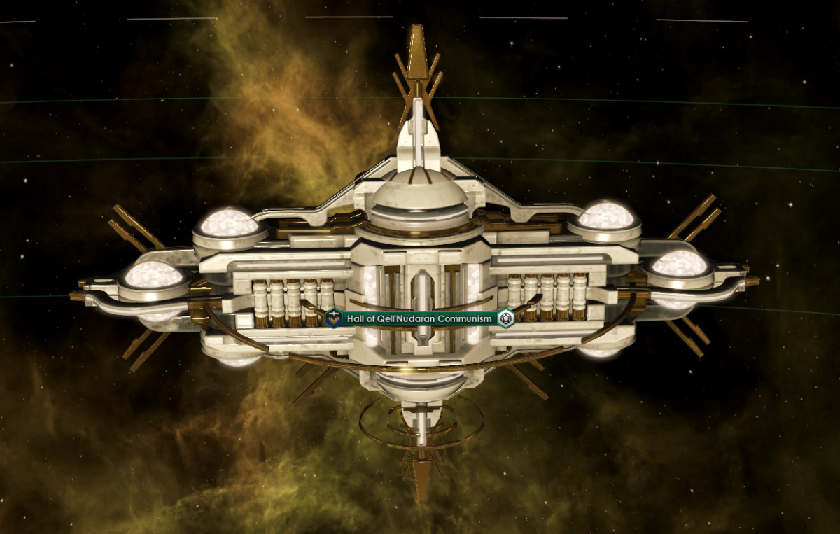 Aperçu de la construction du Hall Galactique Stellaris Willpower